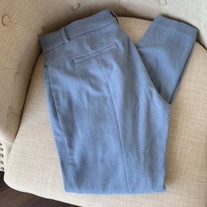 Express Mid Rise Skinny Stretch+ Dress Pants 8R Light Blue